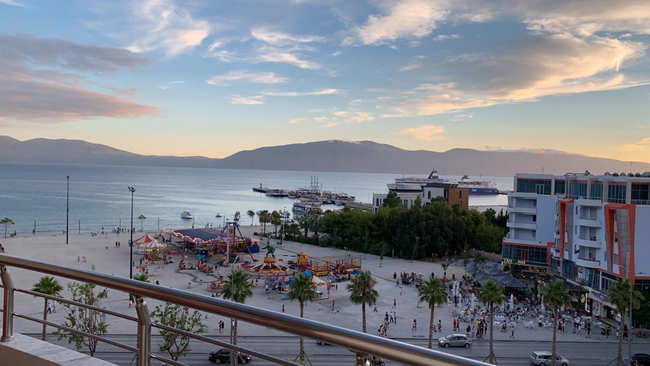 Pearl Seaview Apartment Vlorë Exterior foto
